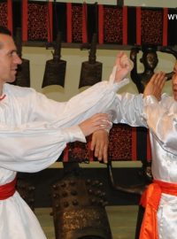 Lukáš Slavíček učí kung-fu v jihočínském Fošanu