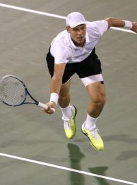 Tomáš Berdych ve finále turnaje v Dubaji