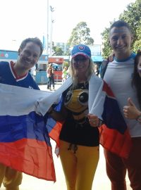 V  Melbourne potkáte hned několik skupinek slovenských fanoušků