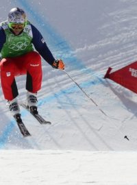 Tomáš Kraus v akci na olympijských hrách v Soči