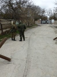 Základna ukrajinské armády v Jevpatorii