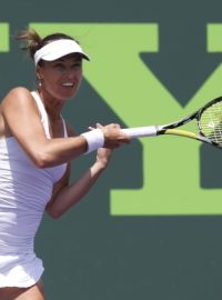 Martina Hingisová na turnaji v Miami, kde získala první titul od loňského comebacku