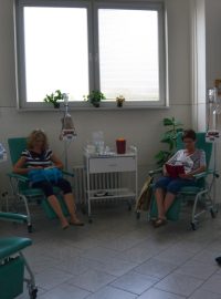 Denní stacionář onkologického oddělení nemocnice v Chomutově. (ilustrační foto)