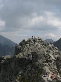 Rysy - vrcholek na slovenské straně Tater