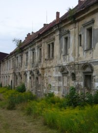Areál hospodářského dvora zámku v Zákupech na Českolipsku