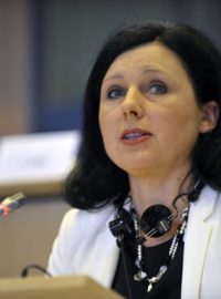 Kandidátka do funkce evropské komisařky pro spravedlnost, ochranu spotřebitele a rovnost žen Věra Jourová na slyšení v Evropském parlamentu