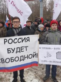 Skupina aktivistů z Moskvy protestovala v Jaroslavli proti zrušení přímé volby starosty