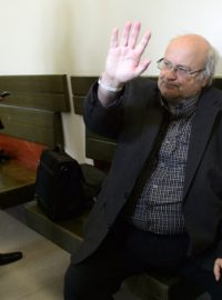 Bývalý soudce Ondřej Havlín u Okresního soudu v Kladně. Havlín je podezřelý z korupce a ovlivňování řízení ve prospěch pachatelů trestných činů