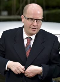 Premiér Bohuslav Sobotka (ČSSD)