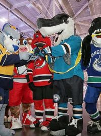 Maskoti týmů NHL se sjeli na All-Star Game