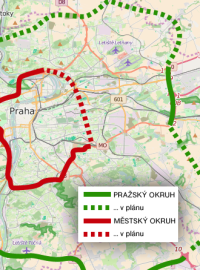 Pražský okruh a Městský okruh