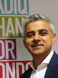 Kandidát na starostu Londýna, labourista Sadiq Khan
