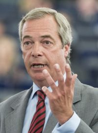 Nigel Farage v Evropském parlamentu