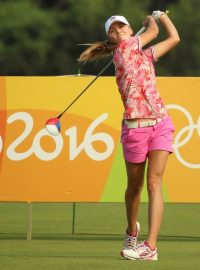 Golfistka Klára Spilková dnes zahrála své nejlepší kolo