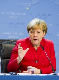 Angela Merkelová na zasedání Evropské rady (20.-21. října 2016)