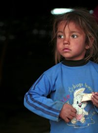 Syrská dívka z oblasti Aleppa