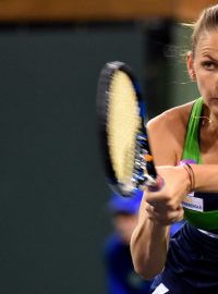 Česká jednička Karolína Plíšková se do finále v Miami nepodívá