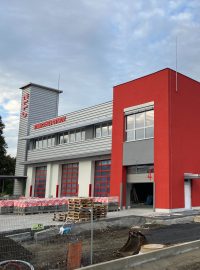 Nová hasičská stanice v Ostrově |