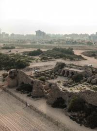 Archeologické naleziště Ašdod-Jam v Izraeli