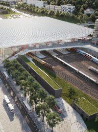 Praha připravuje stavbu nového dopravního terminálu na Smíchově.