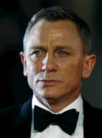 Představitel Jamese Bonda Daniel Craig na premiéře filmu Spectre