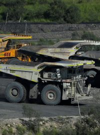 Uhelná nákladní auta (Ilustrační snímek)