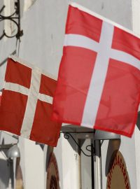 Dánsko vlajky (ilustrační foto)