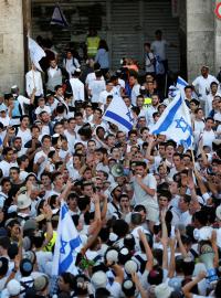 Židovští obyvatelé Jeruzaléma slaví 50 let od sjednocení města.