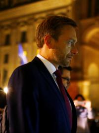Šéf FDP Christian Lindner po neúspěšném jednání o vládní koalici