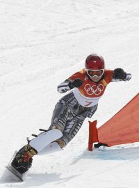 Ester Ledecká na olympijských hrách v Pchjongčchangu.