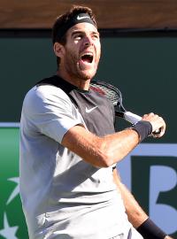Juan Martín del Potro porazil ve finále v Indian Wells Rogera Federera