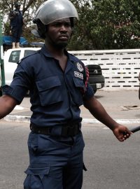 Ghanský policista
