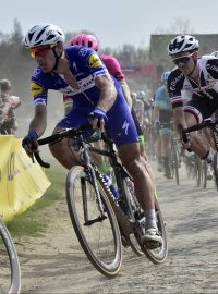 Philippe Gilbert na závodě Paříž - Roubaix