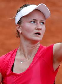 Barbora Krejčíková na tenisovém French Open.