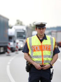 Německá policie kontroluje hranice země