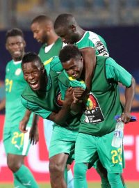 Radost senegalských fotbalistů po postupu do semifinále