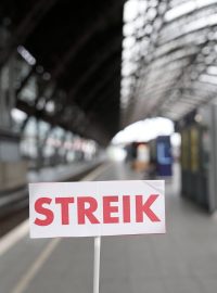 Stávka na německé železnici (ilustrační foto)