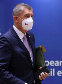 Premiér Andrej Babiš (ANO) přichází na jednání Evropské rady v Bruselu