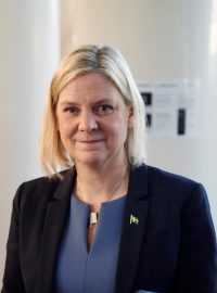 Magdalena Anderssonová, jež byla zvolená švédskou premiérkou a ve stejný den na post rezignovala