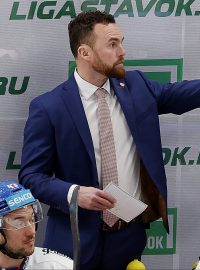 Trenér české hokejové reprezentace Filip Pešán