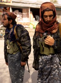 Tálibánci v Kábulu