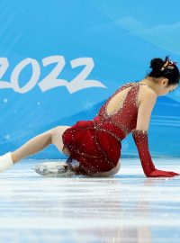 Lidé na sociální síti weibo neodpustili krasobruslařce Ču I její pády na olympiádě