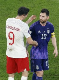 Robert Lewandowski a Lionel Messi
