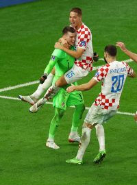 Fotbalisté Chorvatska slaví postup do čtvrtfinále