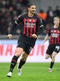Zlatan Ibrahimović v dresu AC Milán