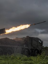 Nad Belgorodskou oblastí, která sousedí s Ukrajinou, se podle ruských úřadů podařilo protivzdušné obraně sestřelit střely z raketometu RM-70 Vampire české výroby (ilustrační foto)