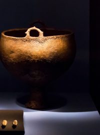 Objekty ze starověkého Krymu vystavené v muzeu  Allarda Piersona v Amsterdamu v roce 2014