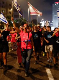 Protesty proti soudní reformě v Izraeli