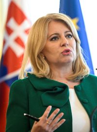 Slovenská prezidentka Zuzana Čaputová (na snímku z července 2023)