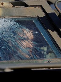 V Luhansku, který je pod správou ruských separatistů, vystavují techniku ukořistěnou na bojišti ukrajinské armádě